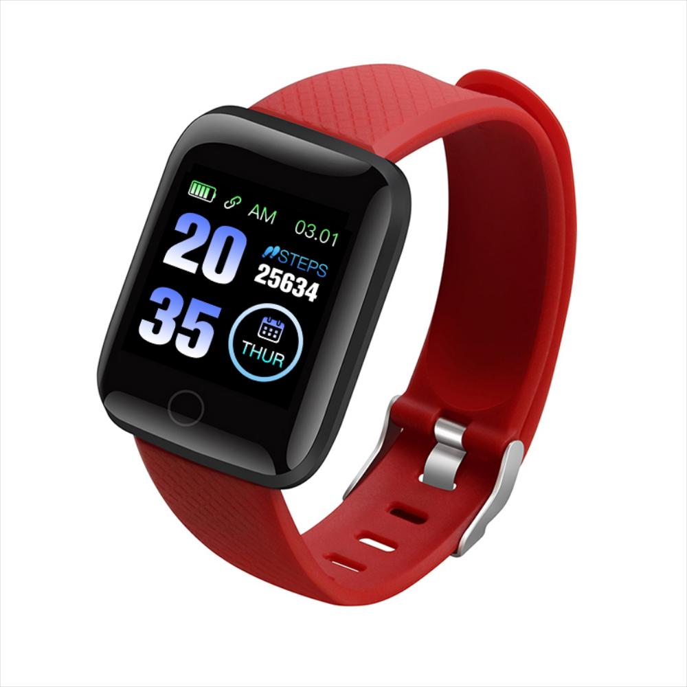 Reloj Inteligente Plus116 Smartwatch Rojo Carulla