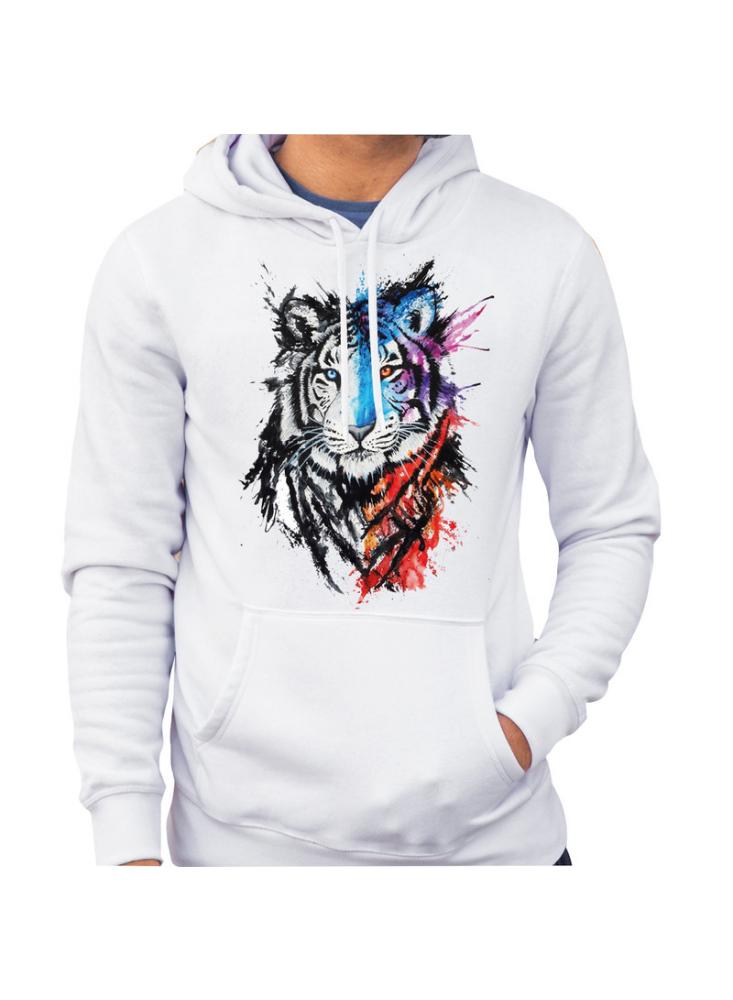 Buzo Saco Hoodies Largo Hombre Ni o Tigre Color Carulla