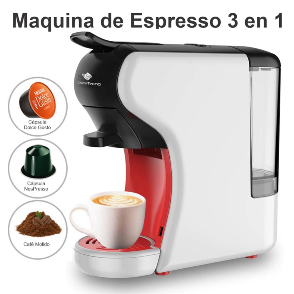 Sogo Cafetera Expreso 3 En 1 Multicapsula Rojo