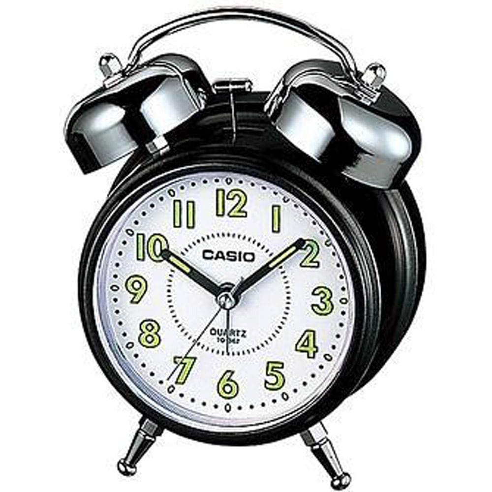 Reloj despertador de madera de haya de Snooze de mesa silenciosa redonda  pequeña hecha a mano con luz nocturna