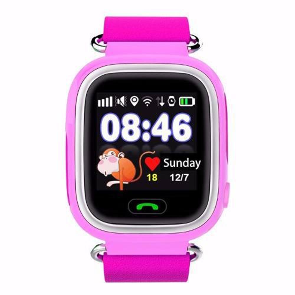 Reloj Localizador Niños Q90 Gsm Smartwatch Rosado |