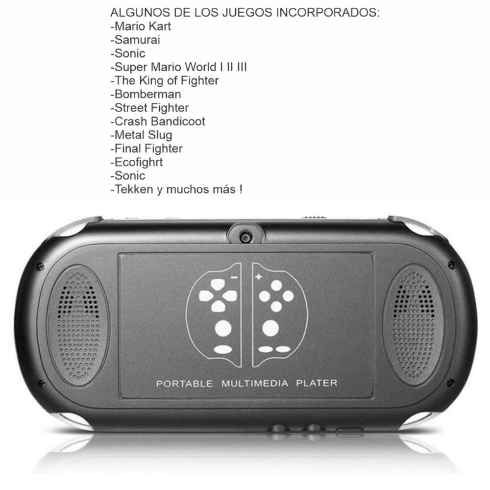 Consola Portátil Emulador de Juegos PSP N64 Pantalla IPS 4.3 M17 – Bodega  Virtual Medellin