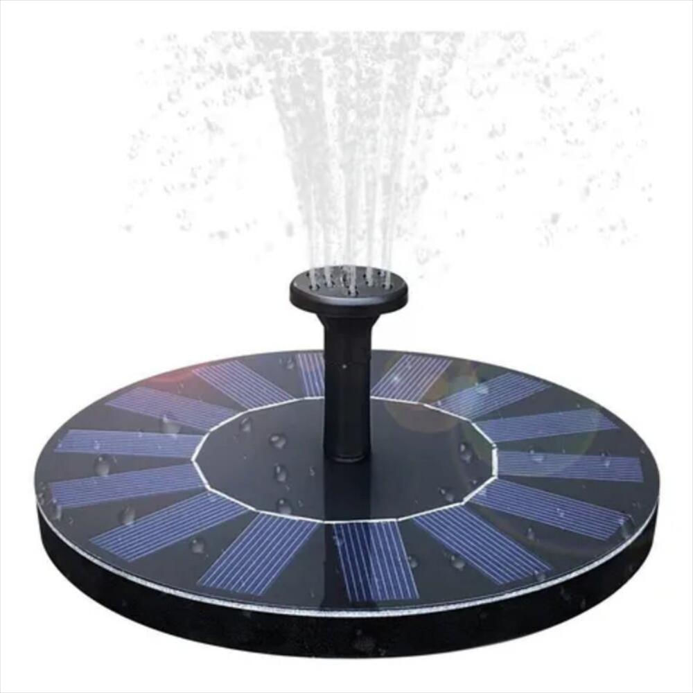 Fuente Solar Flotante + Bomba Agua Jardin Zen Pisc