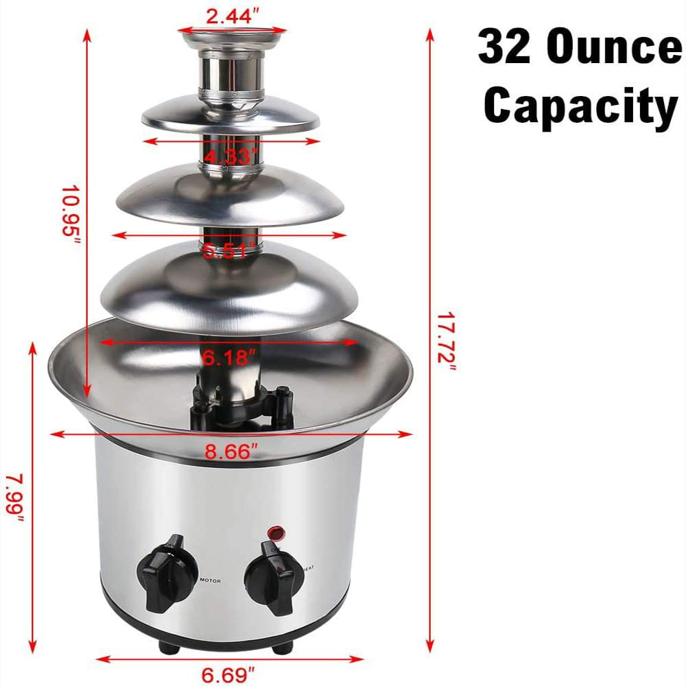 Máquina eléctrica de fuente de fondue de chocolate para fiestas de 32 onzas  NEW