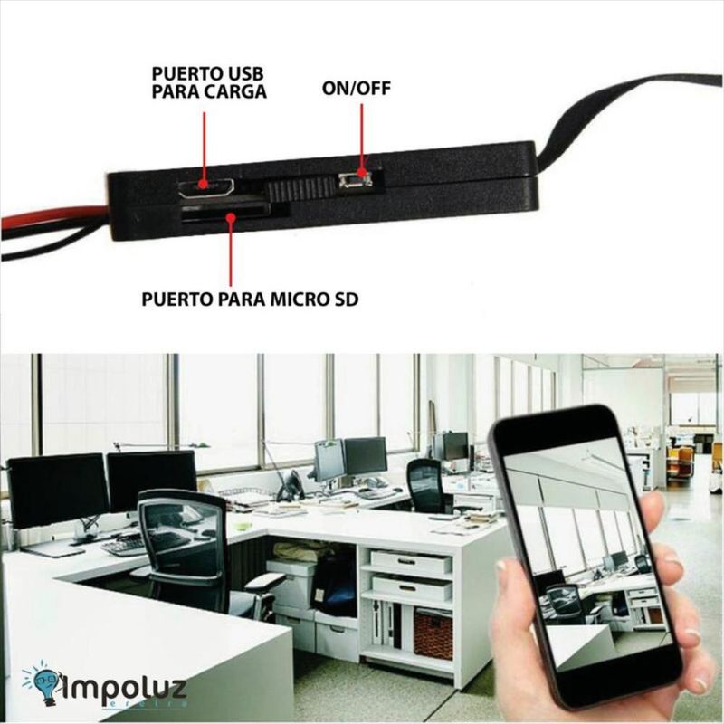 Camaras-oculta-recargable-vision-nocturna-modulo