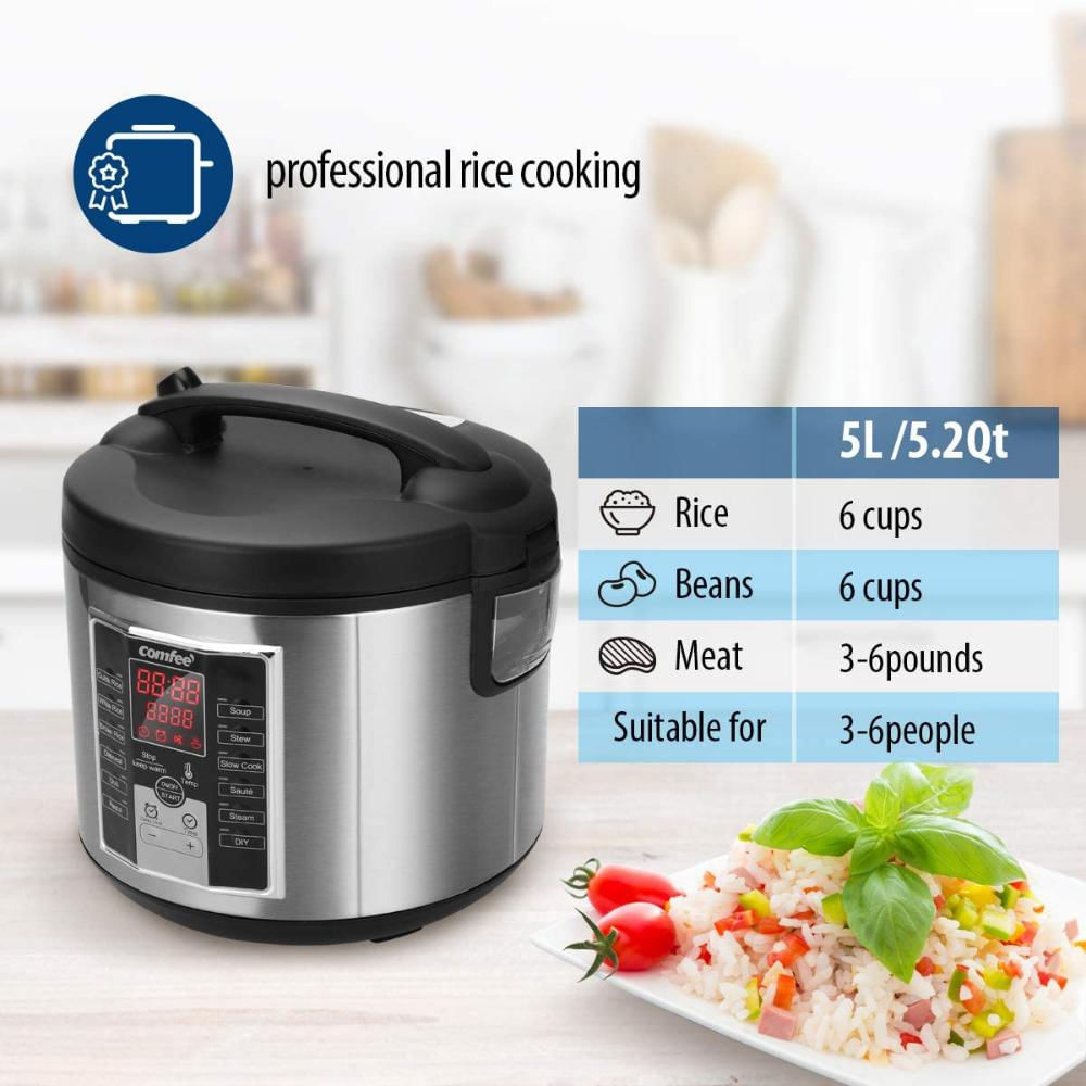 COMFEE' 9 in 1 Electric Pressure Cooker Rice Slow Cooker Olla de