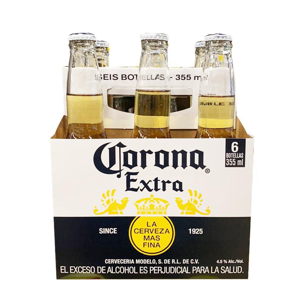 CERVEZA SIXPACK CORONA X 355 ML C.U