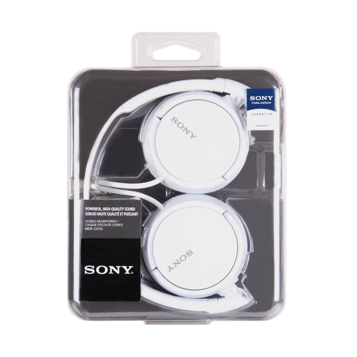 Auriculares Diadema Sony MDR-ZX110W BlancosPuntronic