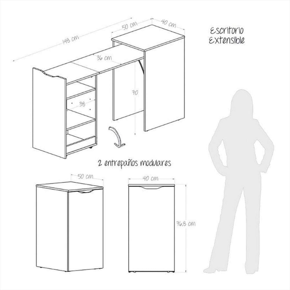 Escritorio Extensible M01623es img #4