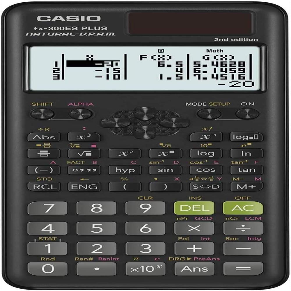 Calculadora Casio Fx300es Plus 2Da Edición Negro Carulla