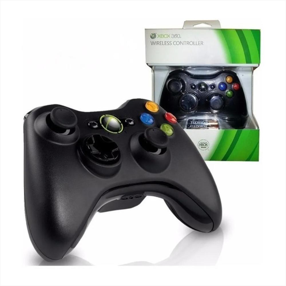 Control De Xbox 360 Inalambrico Negro