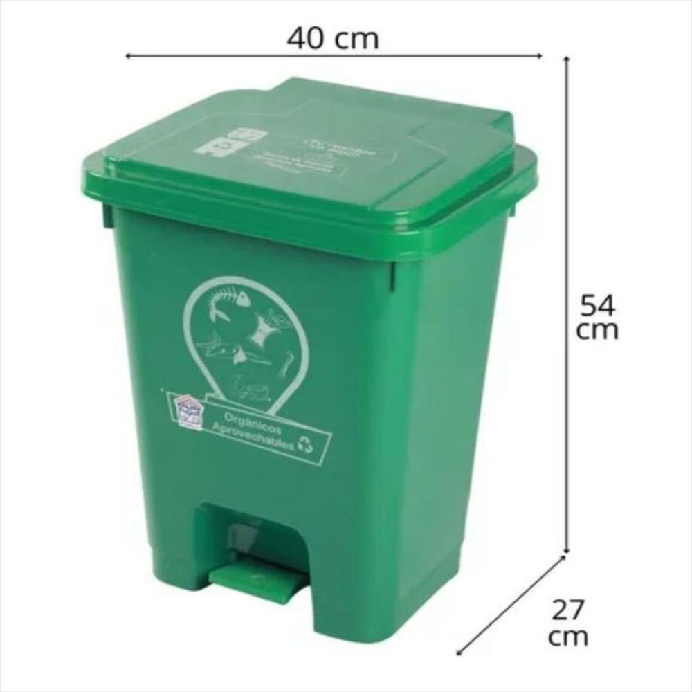 Papelera Caneca Pedal 20 Litros Ecológico Carulla 6454