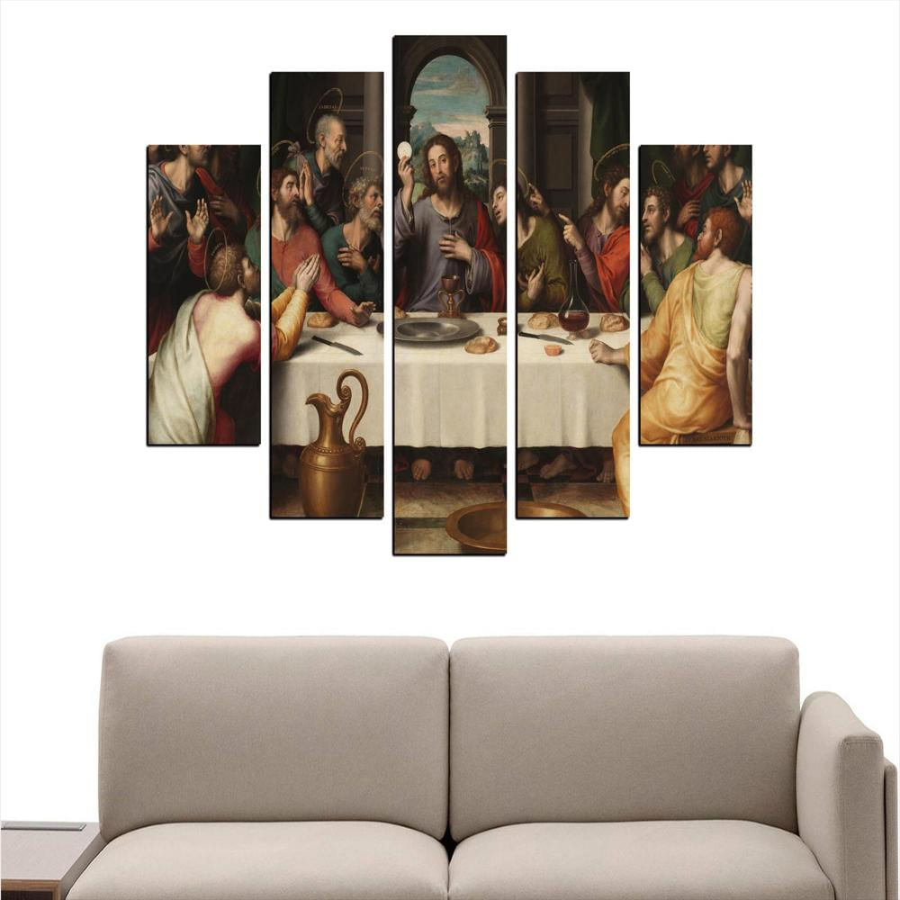 Cuadro Decorativo Ultima Cena 100 X 70 Cm Carulla 0951