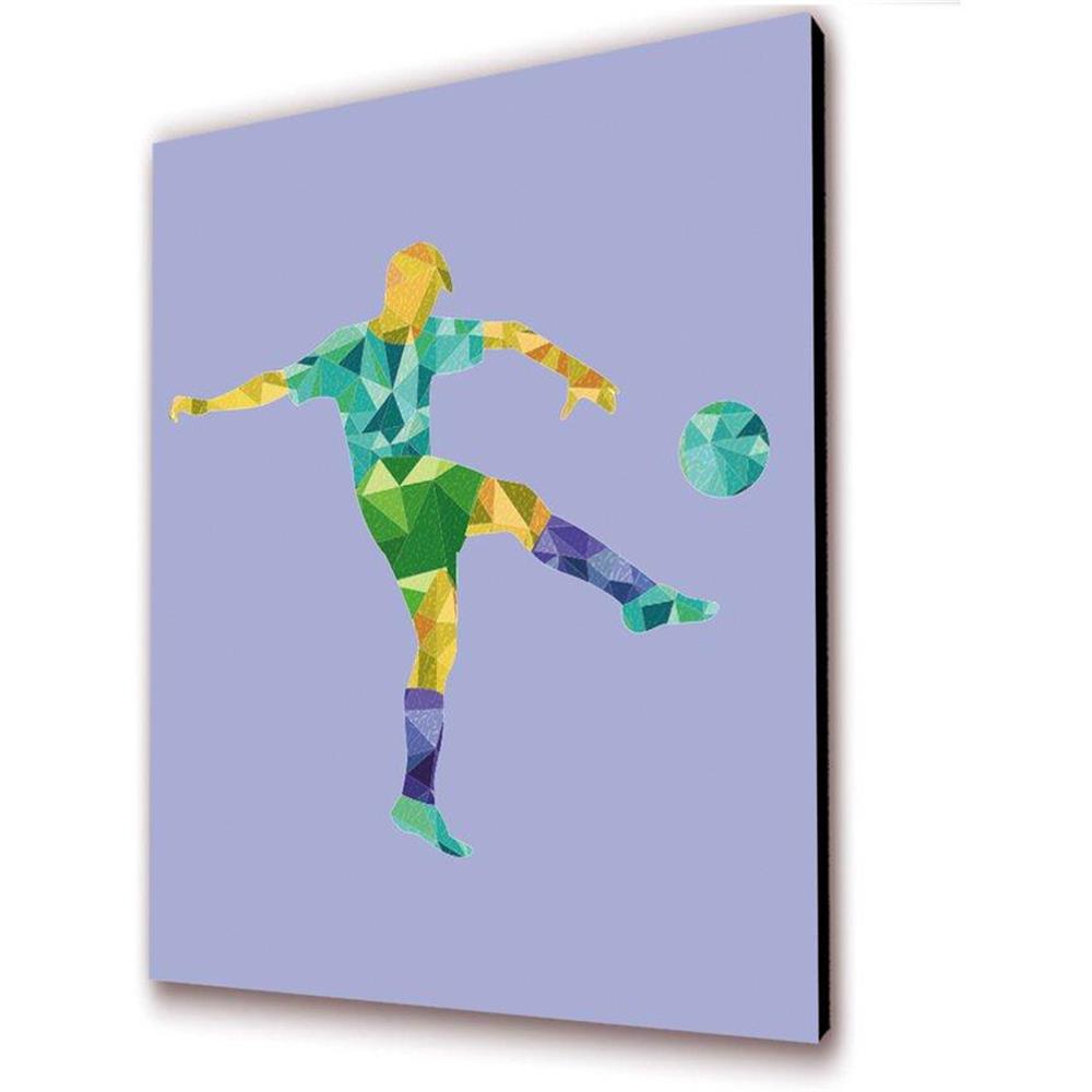 Cuadro 20 x 25 cms decorativo futbol carulla