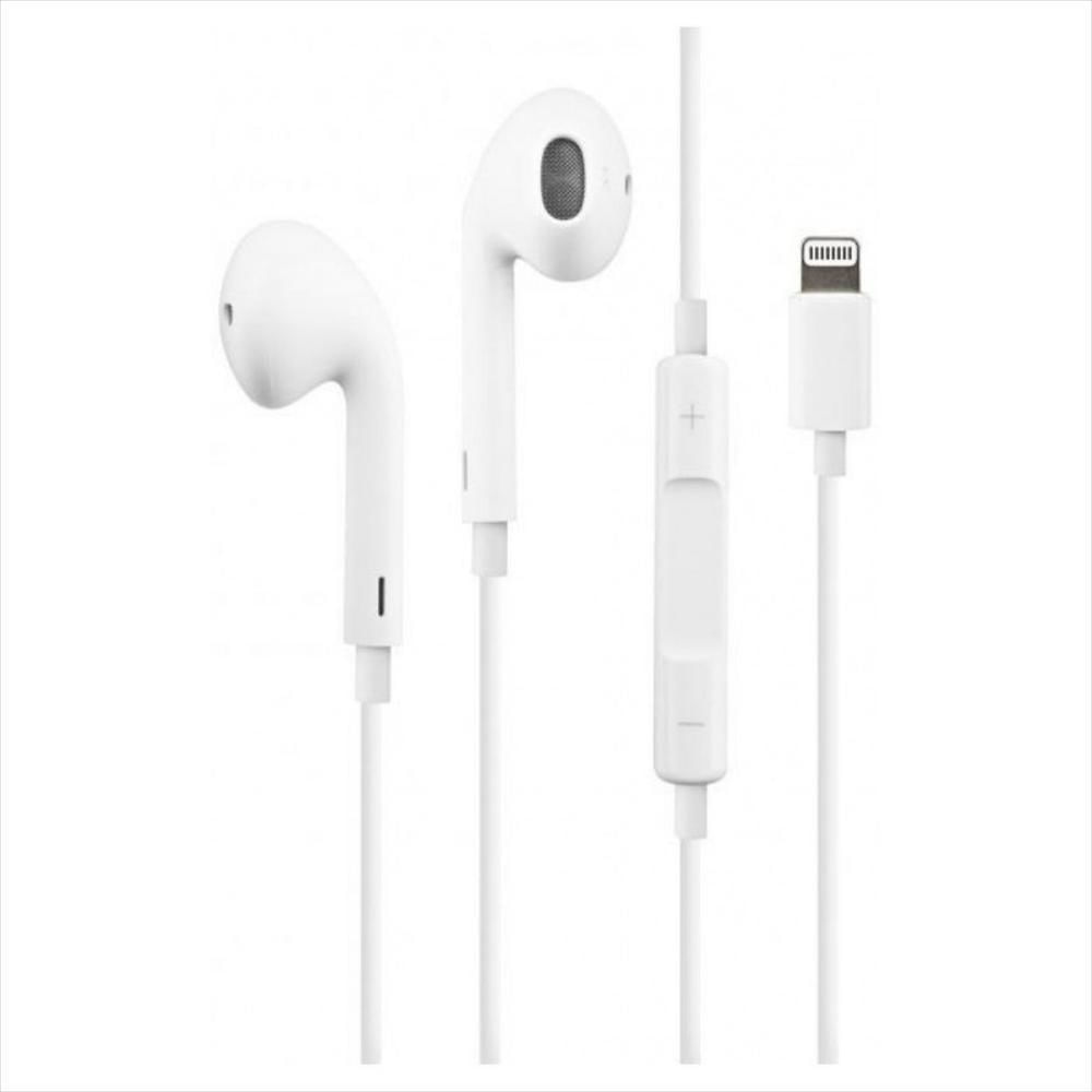 Audífonos Earpods Conector Lightning Color Blanco Carulla