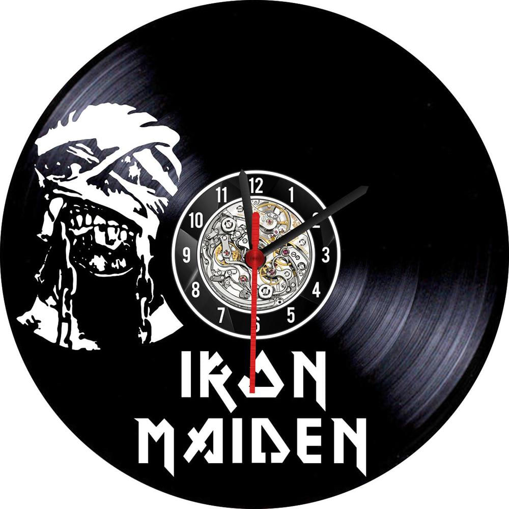 Reloj En Vinilo Lp Vinyl Clock Maiden | Carulla