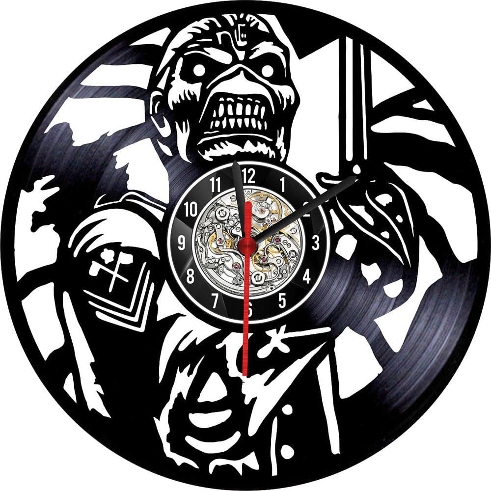 Reloj En Vinilo Lp Vinyl Clock Maiden | Carulla