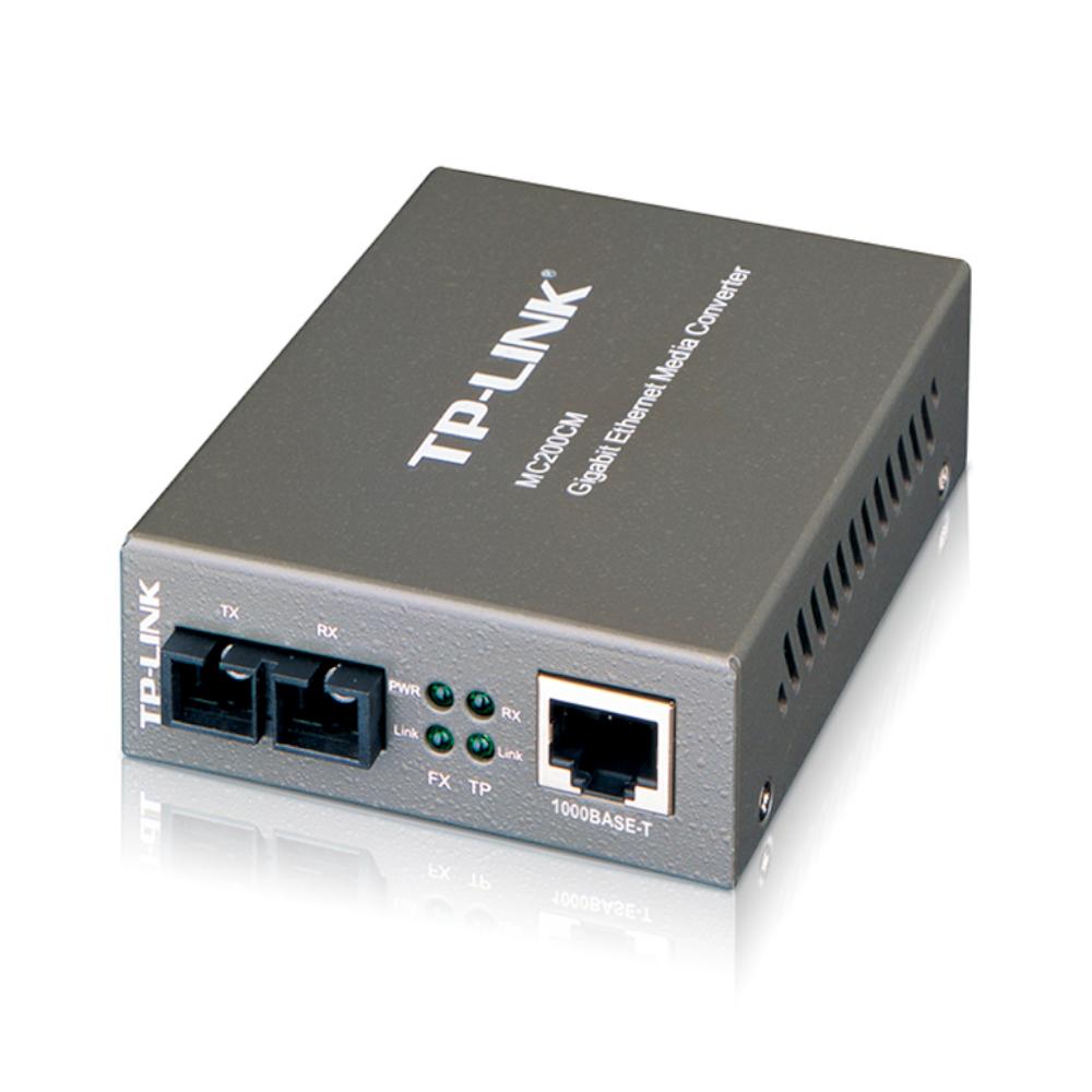 Convertidor Multimedia Tp Link Mc200Cm Multimodo Negro img #1