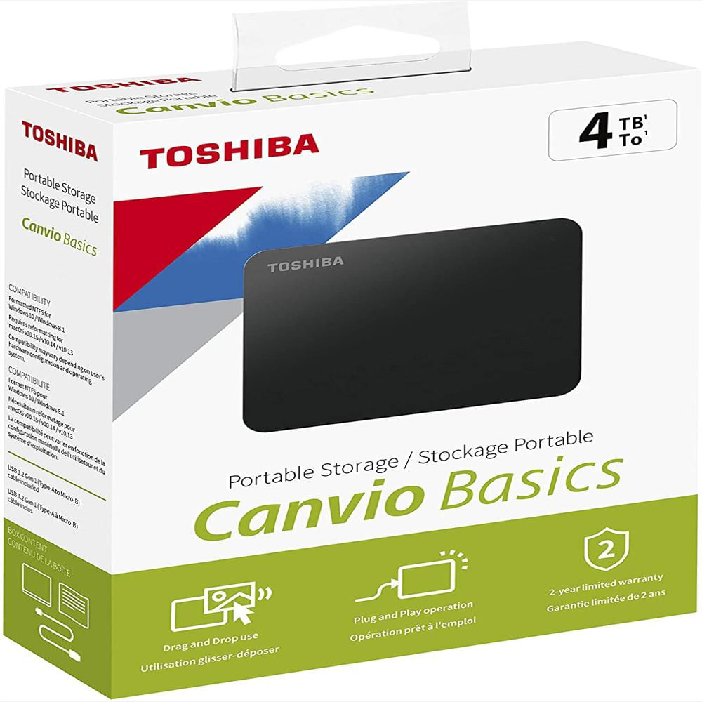 raspador Bosque 945 Disco Duro Externo Toshiba Canvio Basics 4Tb Usb 3 | Carulla
