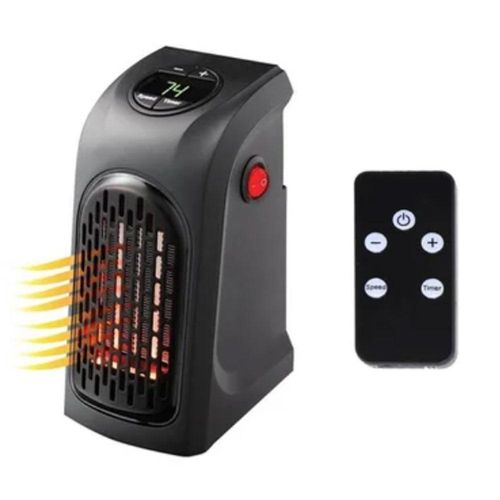 Calentador Ambiente Control Remoto Portátil Calefactor De Pared 400W