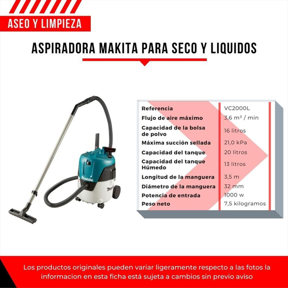 Makita Colombia - Nueva herramienta La aspiradora VC2000L
