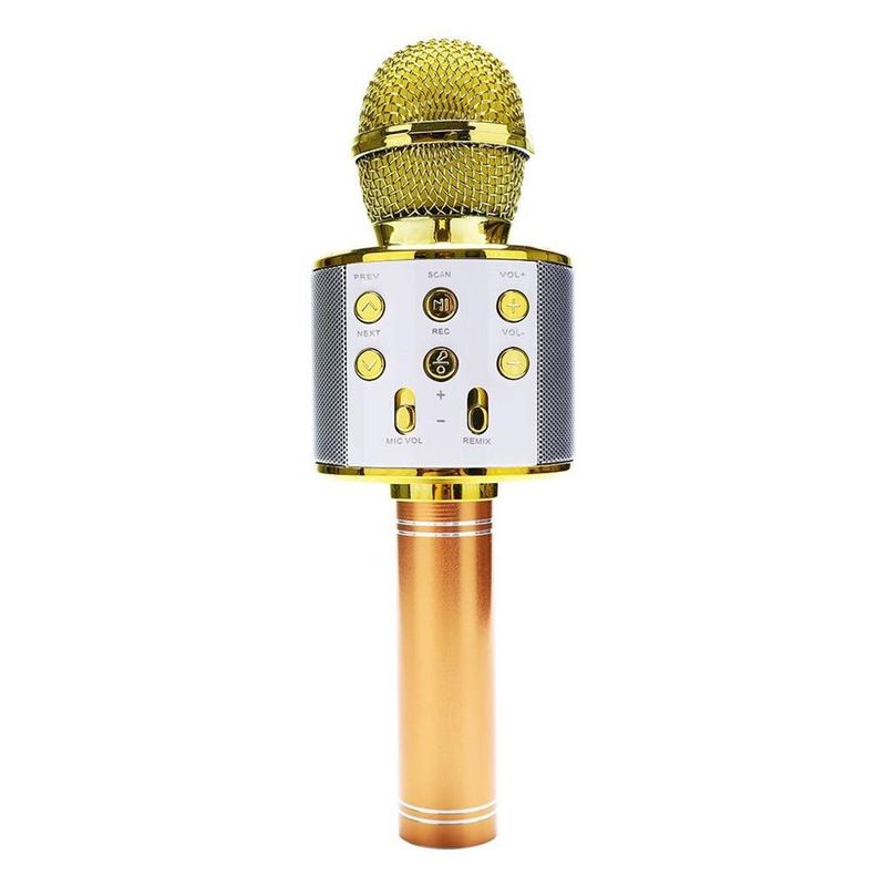 MICROFONO KARAOKE MK003 DORADO