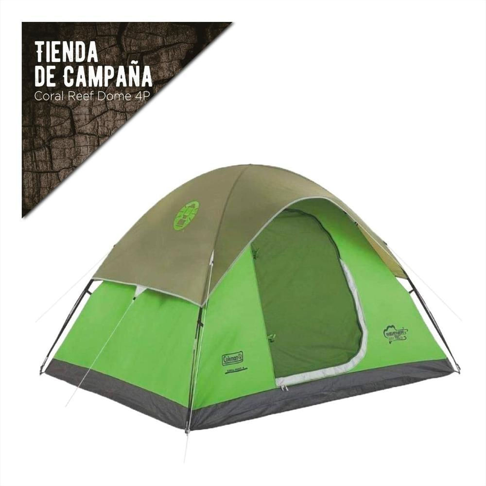 Carpa Camping Doble Tendido Tienda De Campaña 6 Personas COLEMAN