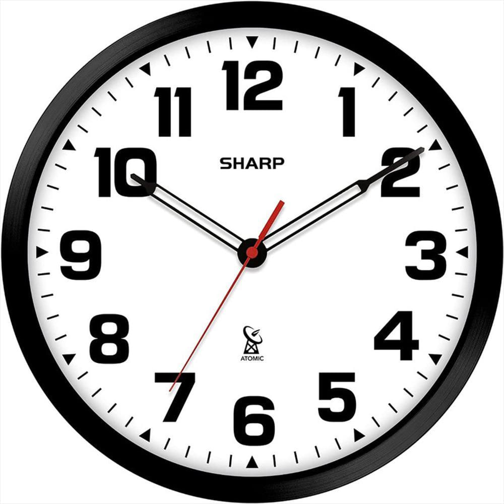 Reloj de pared paramédico de emergencia de 12 pulgadas, moderno reloj de  pared analógico analógico de vinilo negro, reloj de pared silencioso de