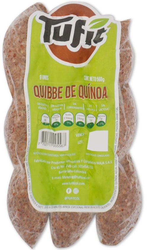 Quibbe Quinoa x 9 uds  TUFIT 560 gr
