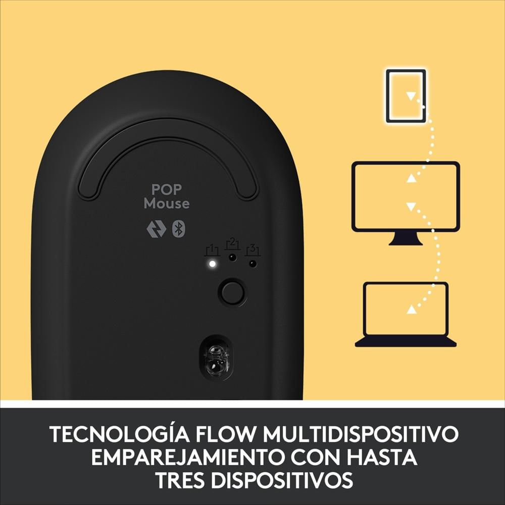 Mouse Bluetooth Función Emojis Personalizable, Logitech Pop Blast img #4