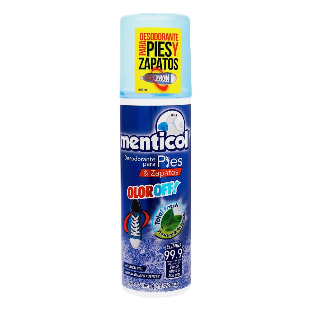 Desodorante para pies y zapatos olor off menticol sport (260 ml), Delivery  Near You