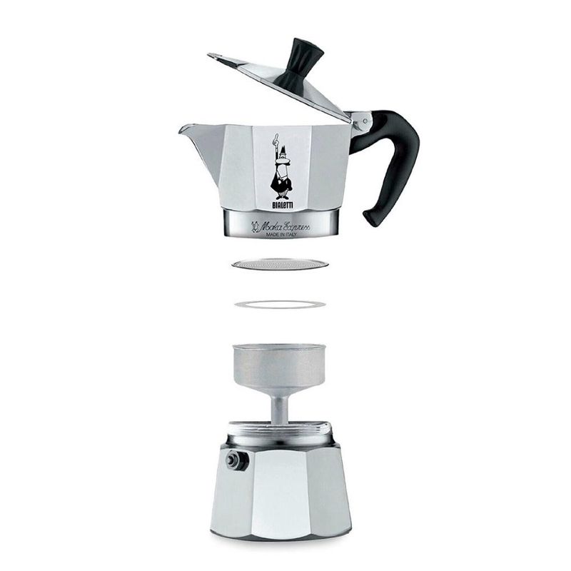 Cafetera Bialetti Moka Express 6 tazas (plateada)