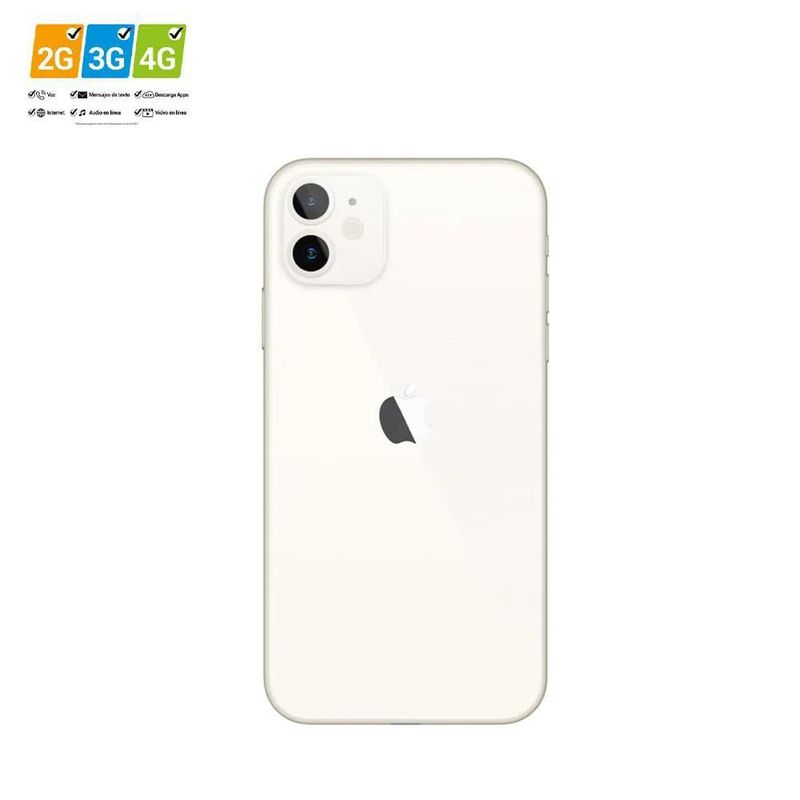 Celular Iphone 11 Reacondicionado Blanco 128 Gb