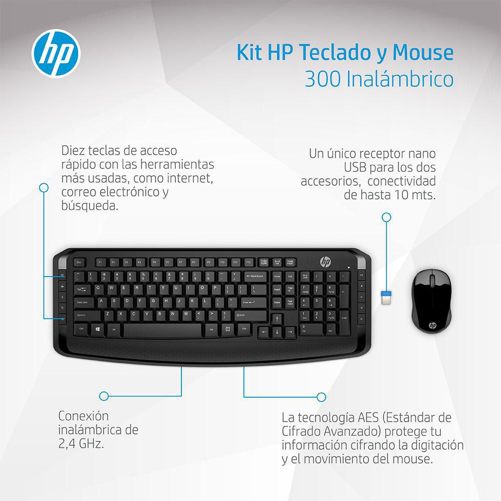 Ratón Inalámbrico Receptor Para Teclado Inalambrico Hp TECLADO Y