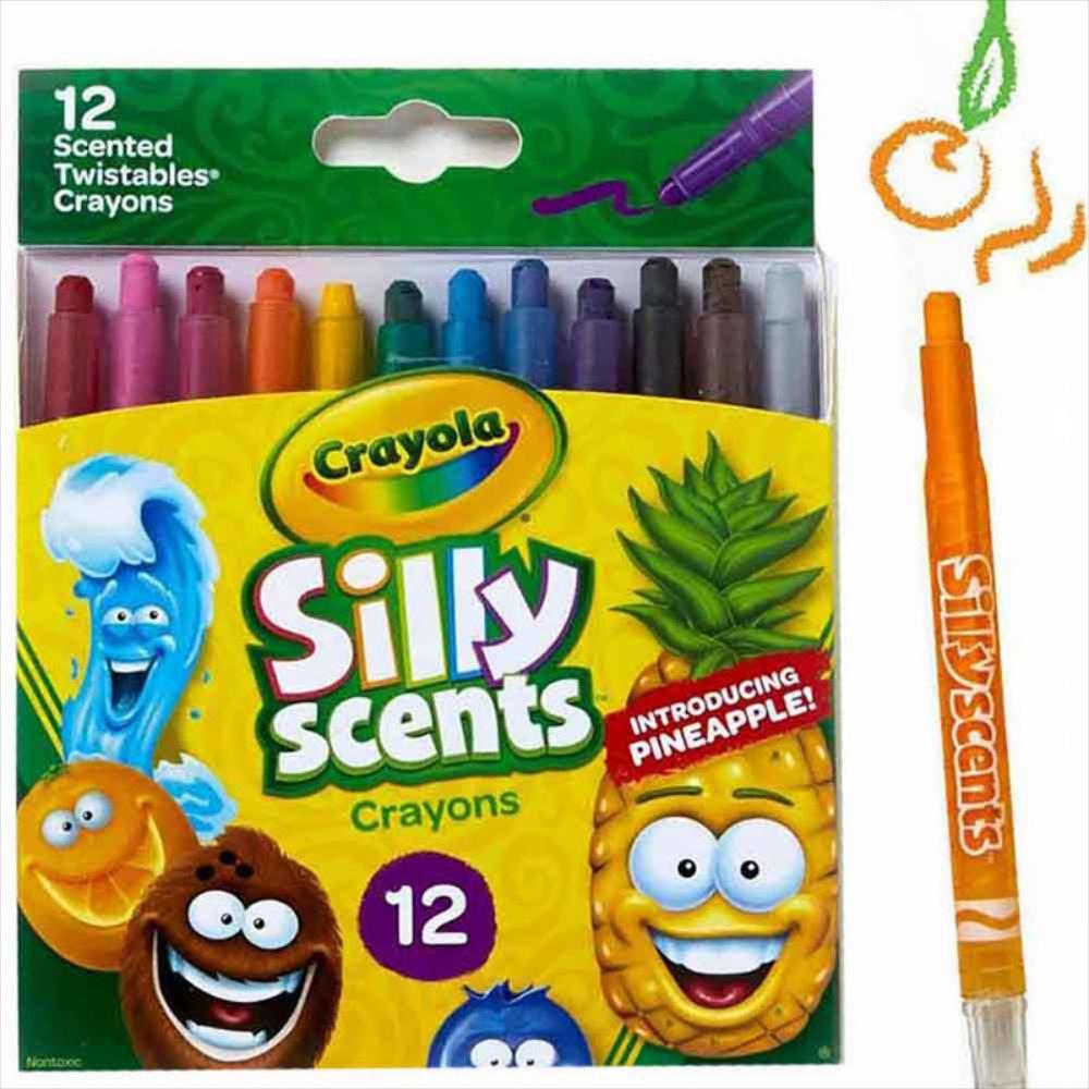 Set 12 Mini Crayolas Twistables Silly Scents 52961 | Carulla