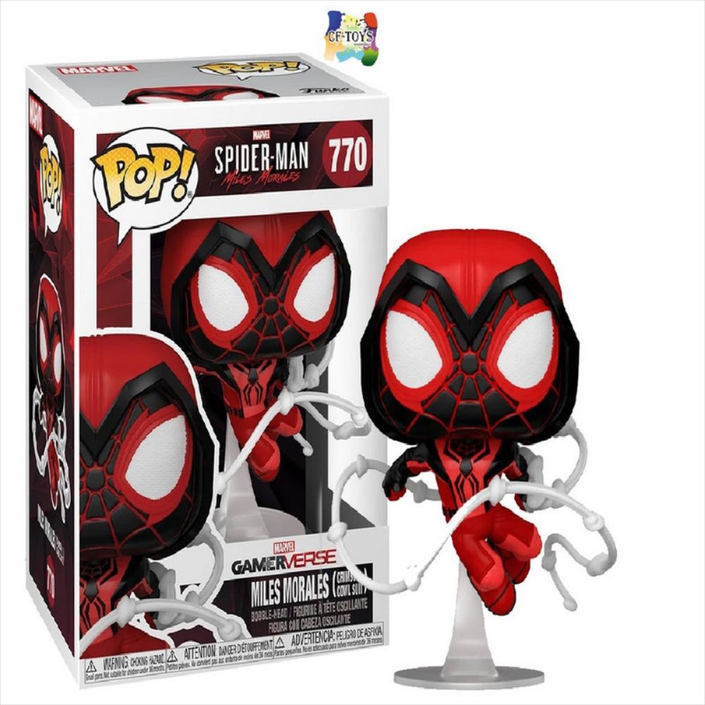 Funko POP Miles Morales 770 (Crimson Cowl Suit) - Spiderman Miles