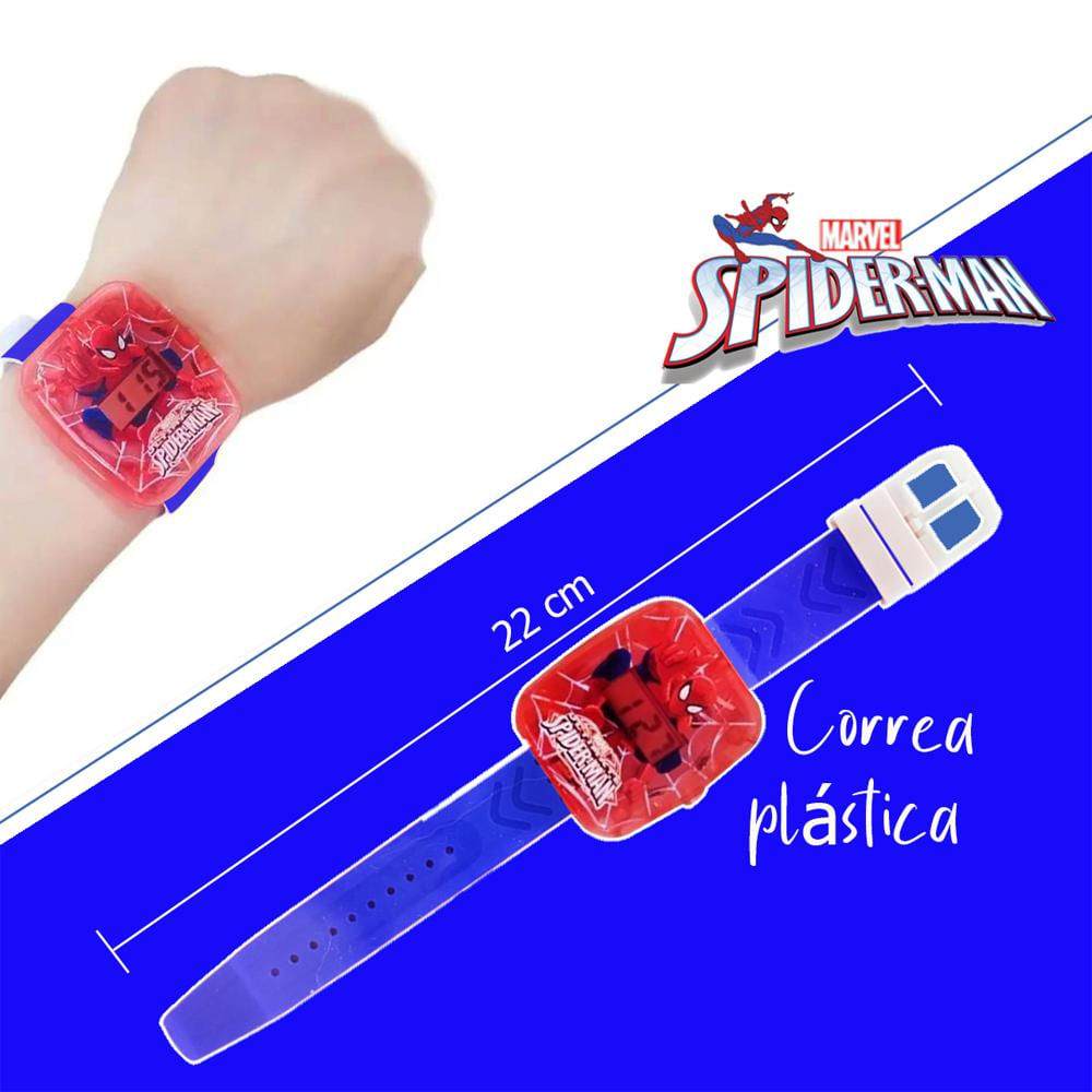 Hombre Araña Reloj Digital Juguete Carulla 