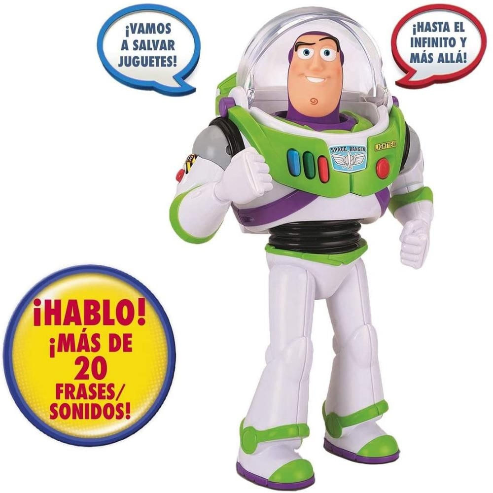 Buzz Lightyear Figura De Accion Parlante Toy Story Carulla