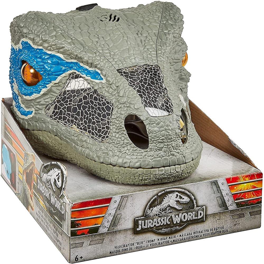 Mascara De Dinosaurio Velociraptor Blue Jurassic W | Carulla