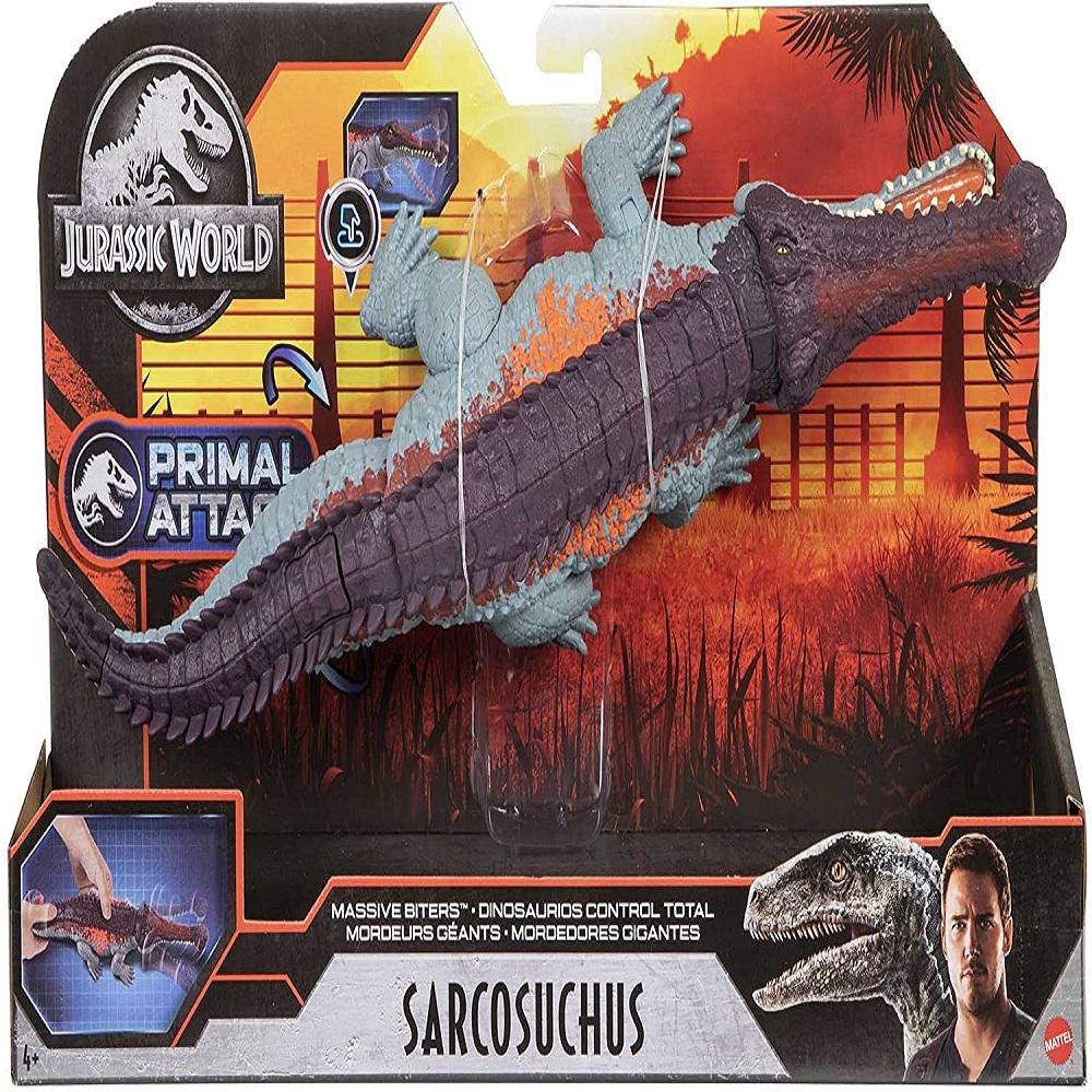 Dinosaurio Sarcosuchus Jurassic World Massive Bite Carulla