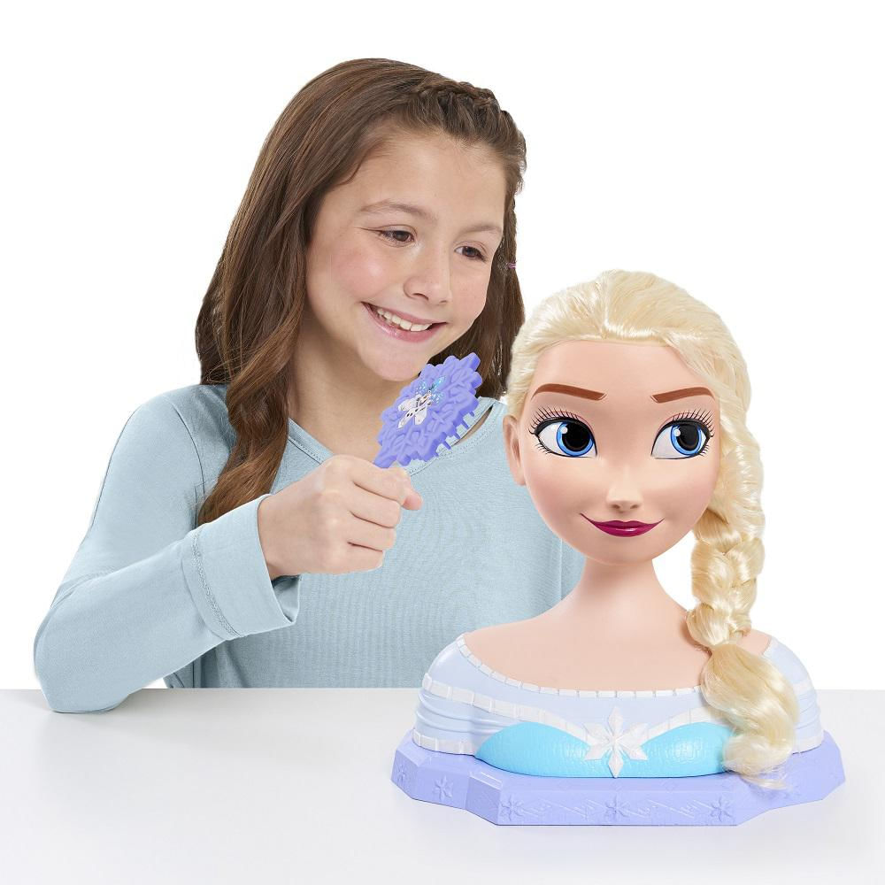 Disney Frozen Elsa Cabeza De Peinado De Lujo | Carulla