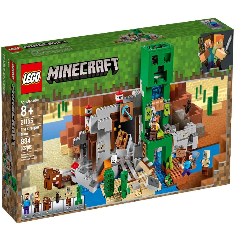 Lego Minecraft 21155 La Mina Del Creeper 834 Pieza | Carulla