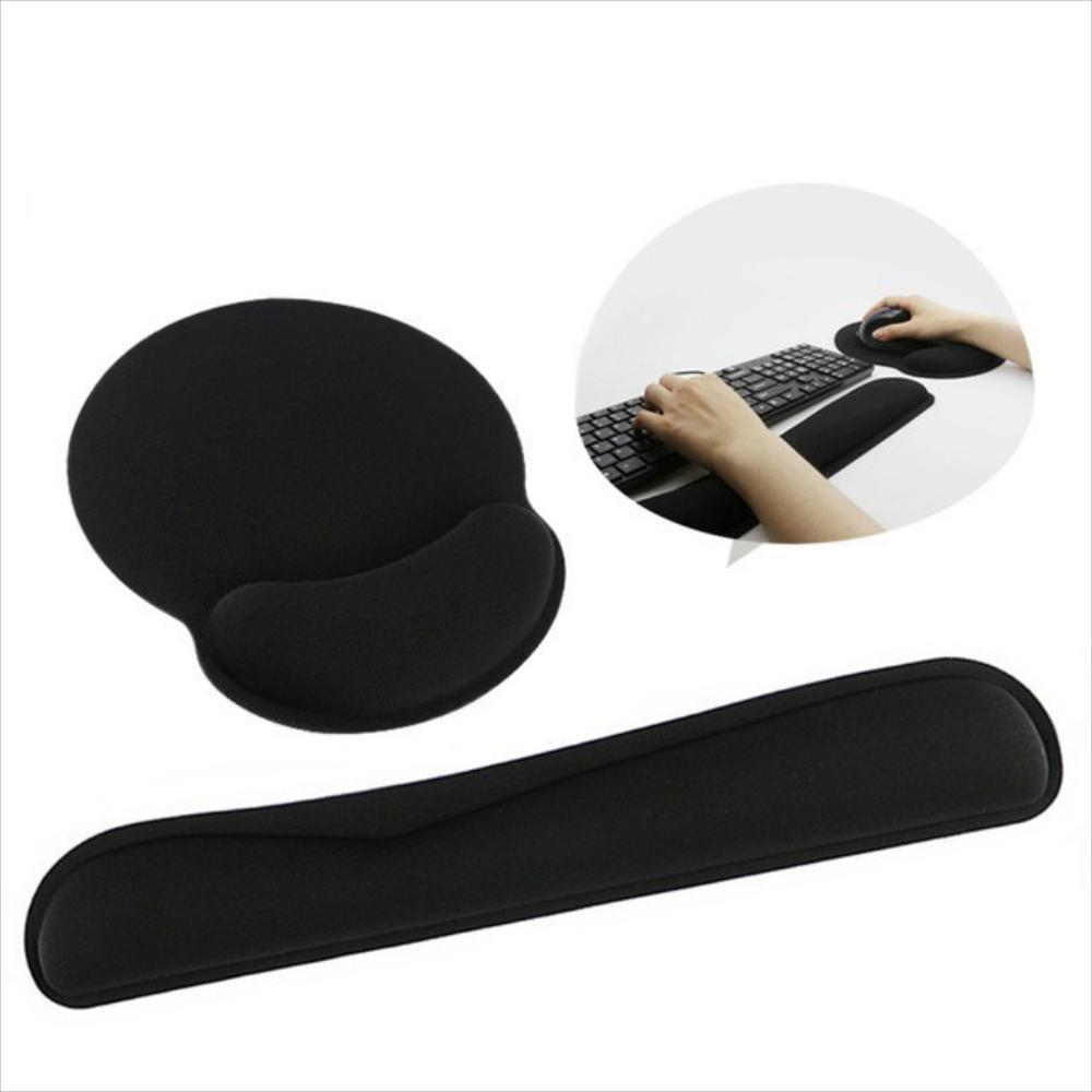 Pad Mouse Kit 2 En 1 Descansa Muñeca Para Teclado Carulla