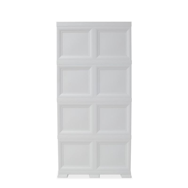 Mueble Organizador Elegance Liso Monet, Blanco Perla, con Dos