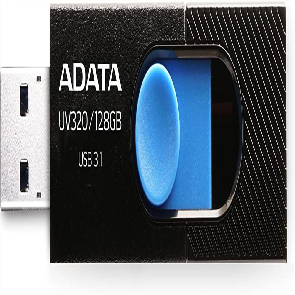 ADATA memoria usb 32gb negro-azul uv320 3.0