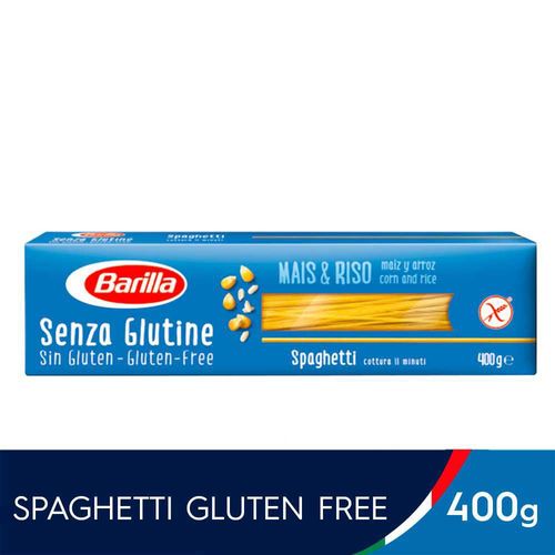 Spagheti Gluten Free. BARILLA MARCA EXCLUSIVA 400 gr