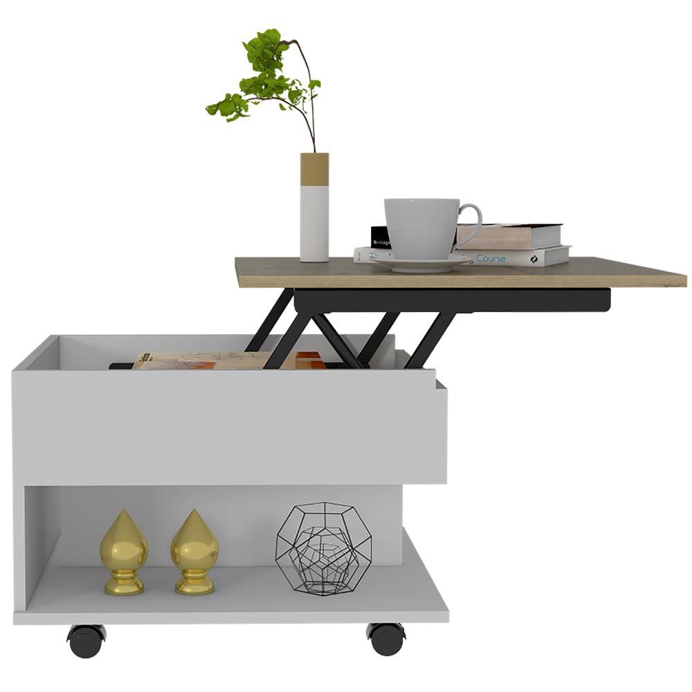 Mesa Luanda Duna Y Blanco 55 Cm Transformable img #1