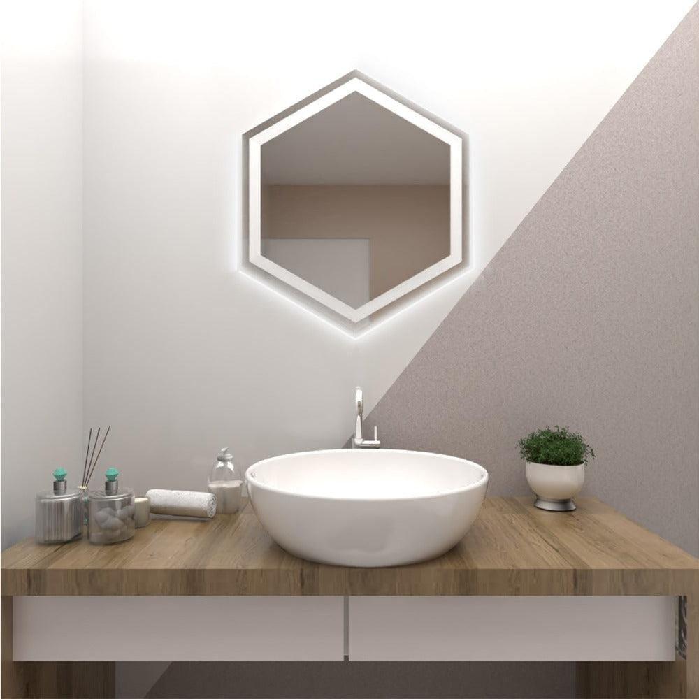 Espejo Wolf Hexagonal 70 Cm Led img #4