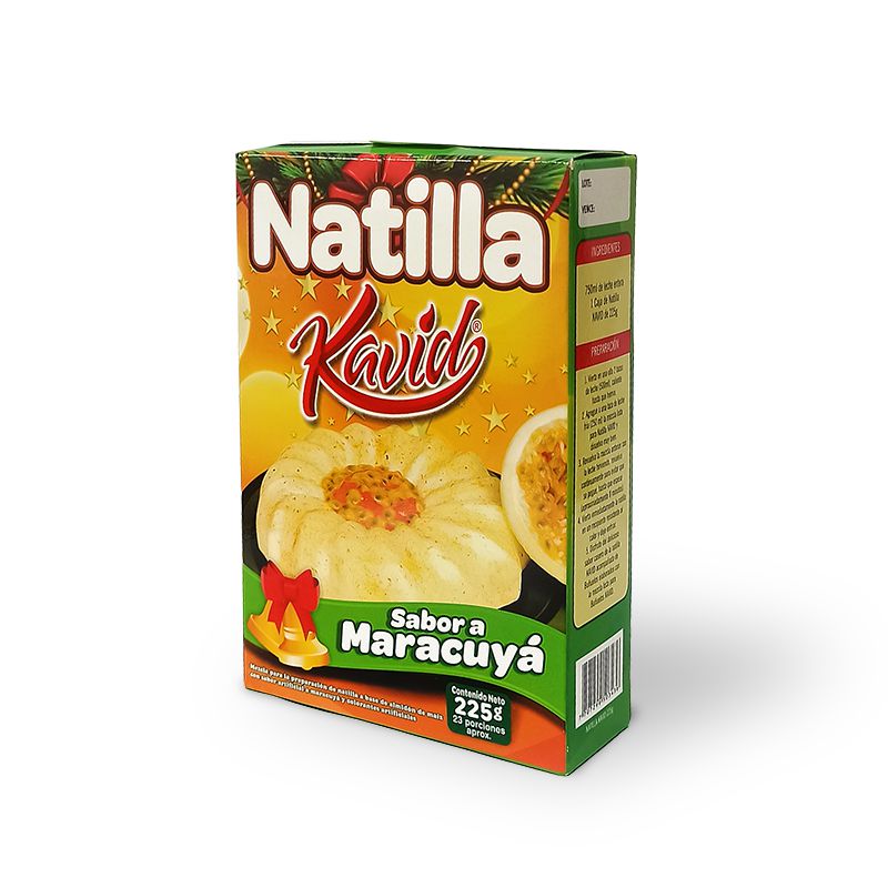 Natilla Maracuya 225g Kavid 225 Gr 