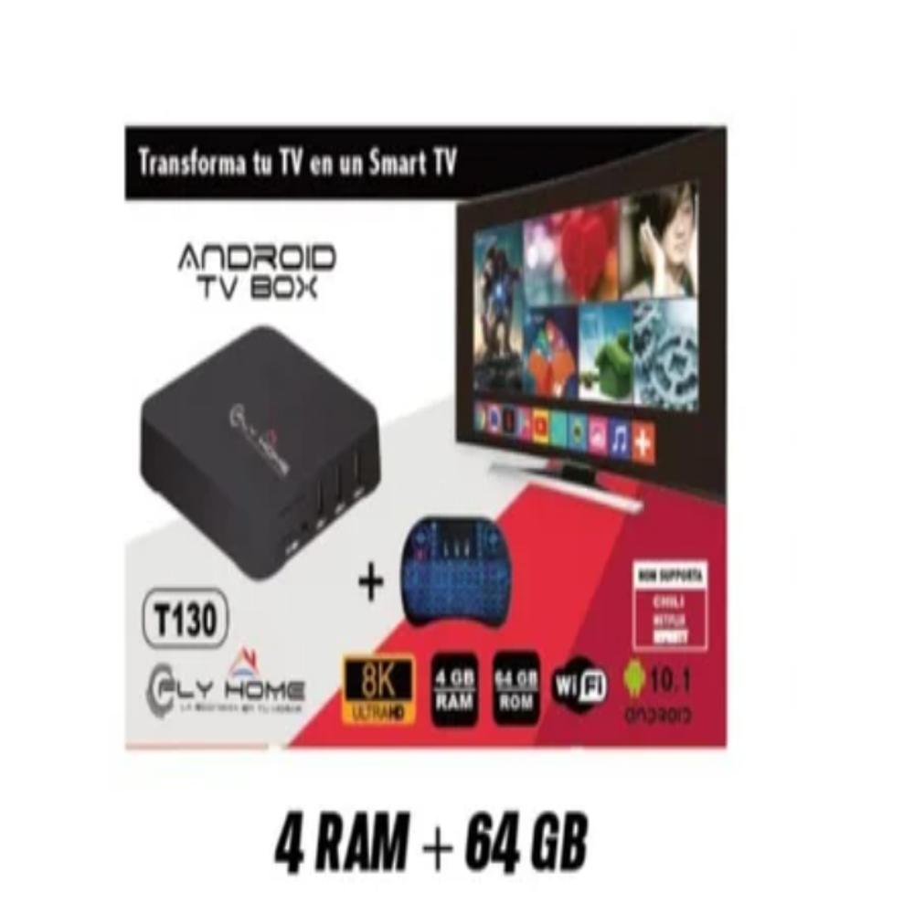 Tv Box Convertidor Smart Tv 4K 4gb Ram 64gb Android 10.1